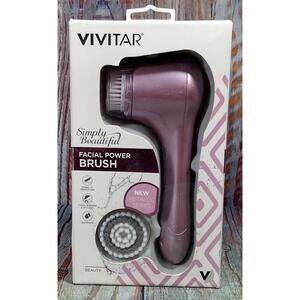 Vivitar Facial Power Brush - Waterproof Cleansing Brush for Normal to Sensitive,